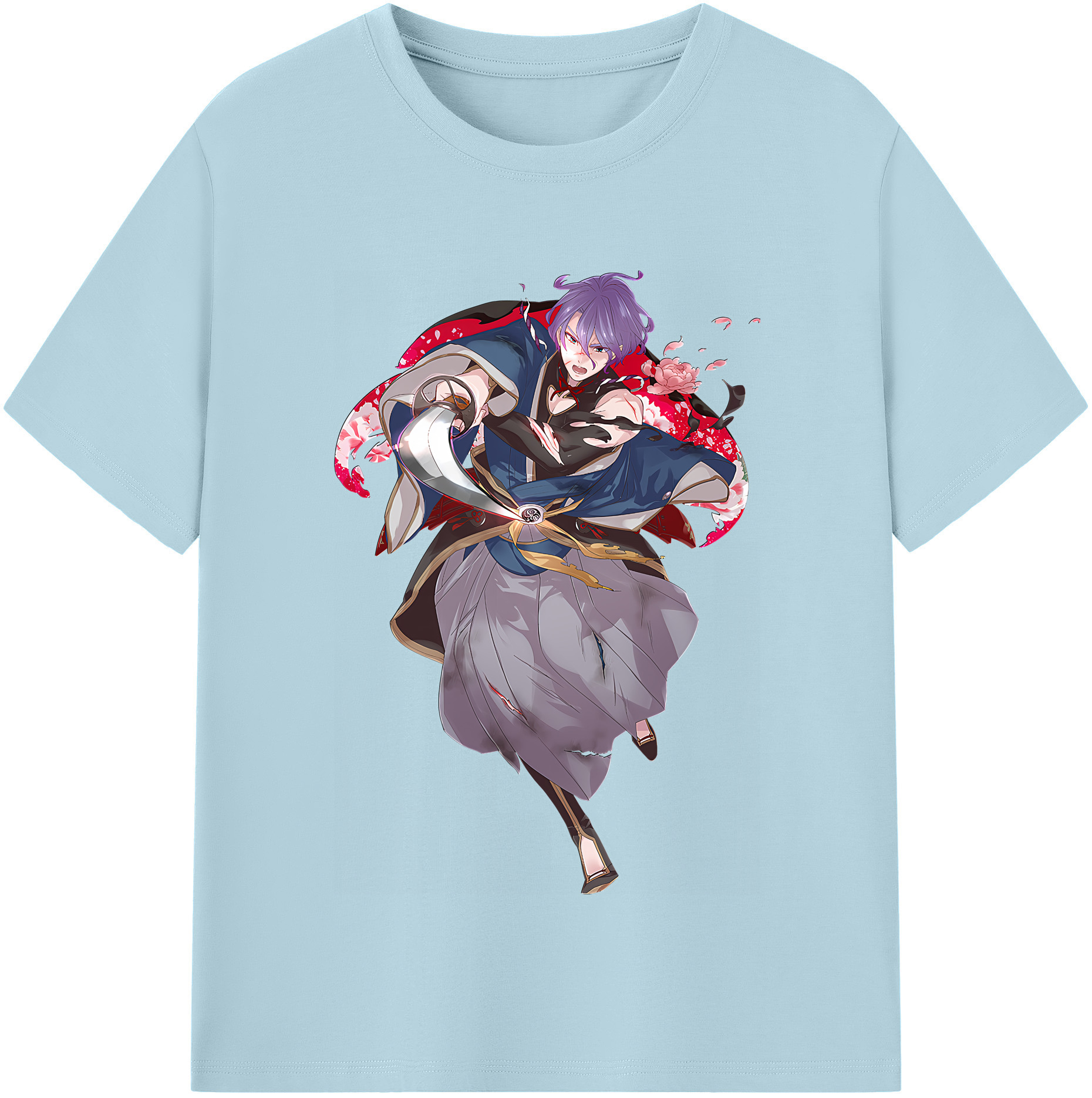 （画像用） 刀剣乱舞 Touken Ranbu 綿100％半袖Tシャツ（フロントプリント）